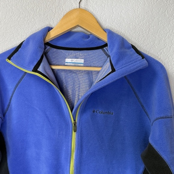 Columbia Omni Heat Quarter Zip Sweater Fleece Purple and Gray size XLarge - Picture 3 of 10